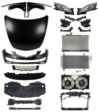 MAZDA 6 07-10 KAPOTA NÁRAZNÍK BLATNÍK PAS