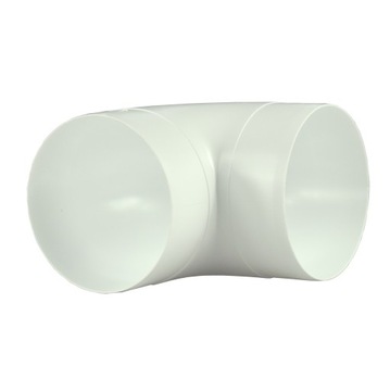 Колено 90 градусов, диаметр 100 мм, ПВХ.