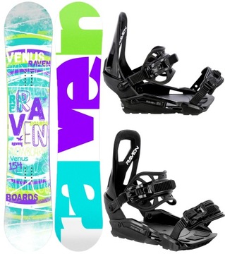 Snowboard RAVEN Venus 150cm + Wiązania S230