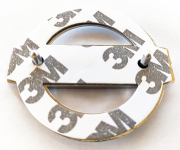 Эмблема QASHQAI, буквы логотипа хром 193х18мм.