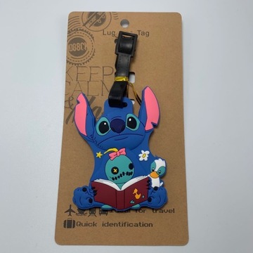 Cute New Stitch PVC Travel Baggage Backpack Suitcase Luggage Tags