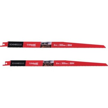Brzeszczoty do piły szablastej S1411DF 300 mm 6TPI 2szt.