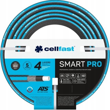 САДОВЫЙ ШЛАНГ CELLFAST НЕСКРУЧИВАЕМЫЙ SMART PRO ATS 4-СЛОЙНЫЙ 1/2