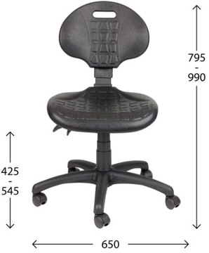 Стул промышленной лаборатории Grospol Lab BP