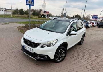 Peugeot 2008 I SUV Facelifting 1.2 PureTech 110KM 2017 Peugeot 2008 1.2 T NAVI Ledy Panorama dach 1.2 Benzyna 110KM