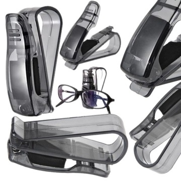 UCHWYT KLIPS NA OKULARY DO SAMOCHODU DO OKULARÓW SAMOCHODOWY