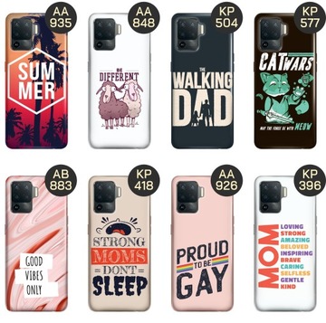 ЧЕХОЛ ДЛЯ OPPO RENO 5 LITE ДИЗАЙН С НАПИСАНИЯМИ ТЕКСТА КРЫШКА КОРПУСА