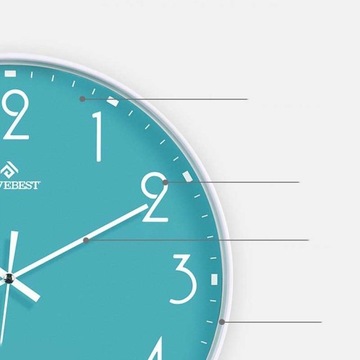 Современные металлические настенные часы Crystal Home