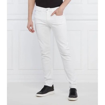 Jeansy proste, białe Calvin Klein Jeans 33/32