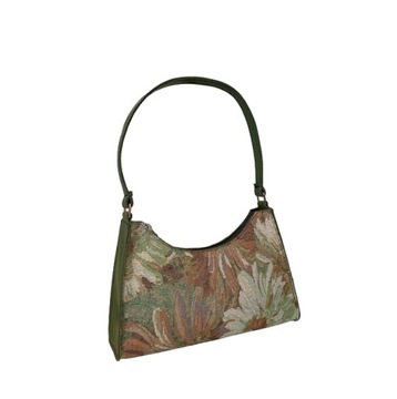 Женские, цветочные, синие, цвета, сумка для плеча