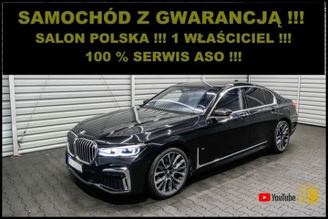 BMW Seria 7 G11-G12 Sedan 740d 320KM 2019 BMW 740 XDRIVE Automat + Salon POLSKA + 1