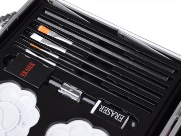 Художественный набор для рисования в чемодане 145 штук AP0005