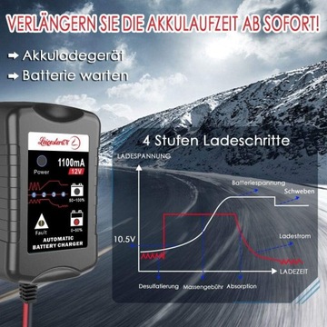 LEICESTERCN Зарядное устройство-выпрямитель 12В 2Ач - 25Ач