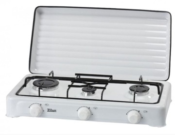 ПОРТАТИВНАЯ ГАЗОВАЯ ПЛИТА С 3 КОНФОРКАМИ + ШЛАНГ-РЕДУКТОР