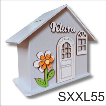 Копилка XXL с НАЗВАНИЕМ, подарок на день рождения для девочки