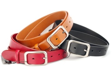 Женский кожаный ремень 3 см белая кожа f