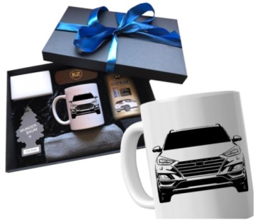 Sada doplňků hrnek pro řidiče auta Hyundai dárek pro kluka