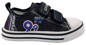 Buty dziecięce tenisówki sportowe do szkoły na rzepy