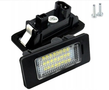 LAMPKI LED TABLICA REJESTRACYJNA BMW E90 E60 E61 X5 X6 E39 PODŚWIETLENIE