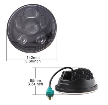 Светодиодная вставка 5,75 дюйма для кастомных ламп Harley Honda