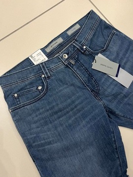 PIERRE CARDIN Szorty jeansowe 34520/000/8069 Niebieski Regular Fit