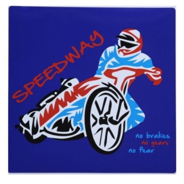 Naklejka/ vlepka speedway żużel wewnętrzna