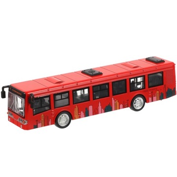 Autobus miejski Zabawki typu pull-back Zabawka Autobus Puzzle Zabawki