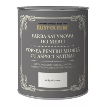 FARBA KREDOWA DO MEBLI RUSTOLEUM SZARY 0125 SATYNA