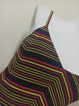 EVEN ODD WIELOKOLOROWY TOP PASKI XL
