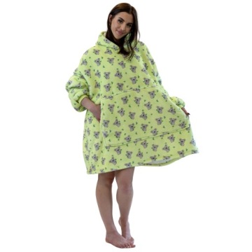 СВИТШОТ-ПЕДАЛ Толстовка с плотным одеялом Oversize на меху XXL KOALA 460 GSM ДО 1,3 кг