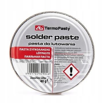 Pasta do lutowania AG lutownicza 40g Ag TermoPasty