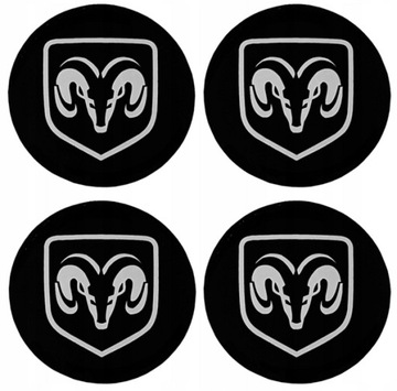 DODGE 60mm NAKLEJKI NA KOLPAKI DEKIELKI FELGI
