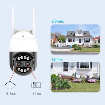 НАРУЖНАЯ ВРАЩАЮЩАЯСЯ WIFI IP-КАМЕРА 4MPx 8X ZOOM PL