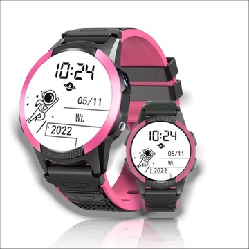 Smartwatch Zegarek CALMEAN Hoop 4G GPS IP67 różowy