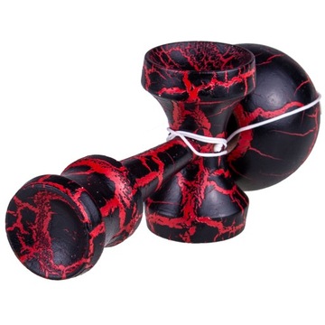 KENDAMA Деревянная японская аркадная игра, черный и красный