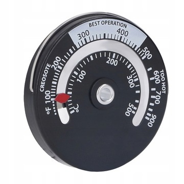 МАГНИТНЫЙ ТЕРМОМЕТР ДЛЯ КАМИНА, КОЗЬЯ ПЕЧИ 0-500