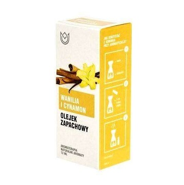 Olejek zapachowy wanilia i cynamon, 12 ml