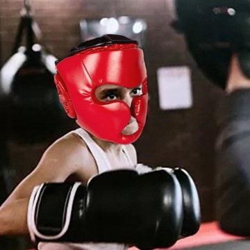 Головной убор для бокса для грэпплинга Легкий вес Mma Red M