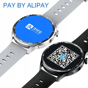 Умные часы с круглым экраном, NFC, Bluetooth-соединение