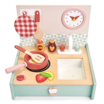 Drewniana kuchnia przenośna, Mini Chef, TenderLeaf