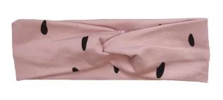 Opaska cętki na różu 48-50 cm 3-4 lata