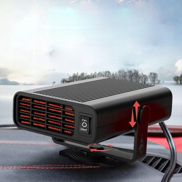 WENTYLATOR OGRZEWNICA SAMOCHODOWA 150 W OBROTOWY PRZENOŚNY YUMSUR