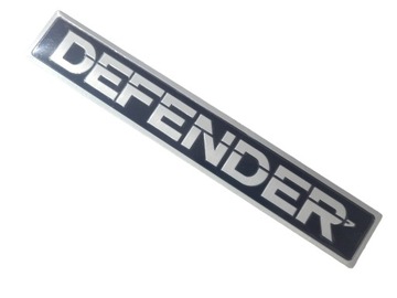 Emblemat do Land Rover Defender Old Black Silver Matte