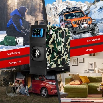 ПАРКОВОЧНОЕ ОБОГРЕВАНИЕ МАСЛЯНОГО ОБОГРЕВАТЕЛЯ WEBASTO 8 КВТ 12 В МОЩНЫЙ ЖК-ВЕНТИЛЯТОР