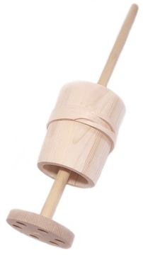 Масленка для приготовления сливочного масла Масленка большая, деревянная, 3 л