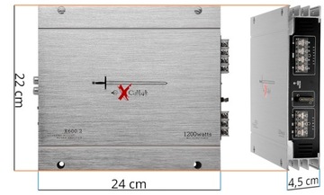 Audio Bass Bass Bass Bass 25 см + Кабели с усилителем 1200 Вт 10 мм2 кабели