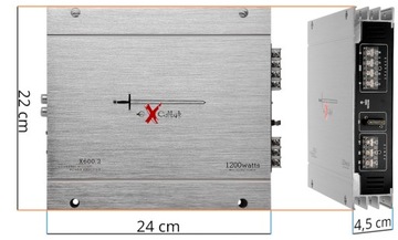 МОЩНЫЙ АВТОМОБИЛЬНЫЙ УСИЛИТЕЛЬ 2 КАНАЛА 1200ВТ ДЛЯ ДИНАМИКОВ САБВУФЕРА