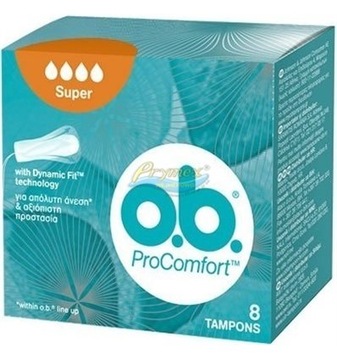 OB Tampony ProComfort Super 8 szt