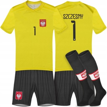 SZCZĘSNY 1 Strój Piłkarski i Getry POLSKA 158