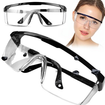 okulary ochronne na odpryski przeciwodpryskowe do szlifowania bhp robocze